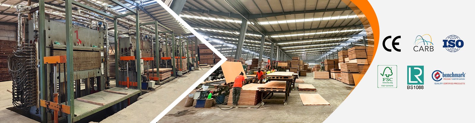 okoume plywood banner